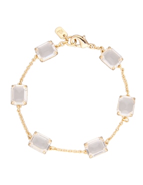 Brazalete Lauren Ralph Lauren con cristal con acabado brillante