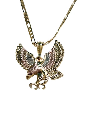 Collar de águila Limerence By Claudia Herrera Ave de oro laminado 14 K