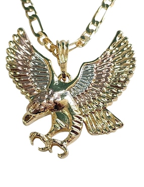 Collar de águila Limerence By Claudia Herrera Ave de oro laminado 14 K