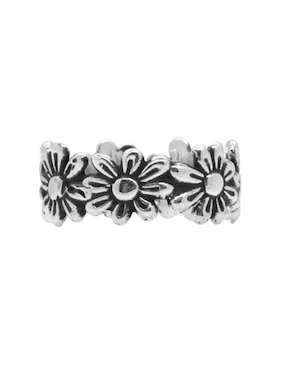 Anillo De Flor Talleres De Los Ballesteros P925 De Plata