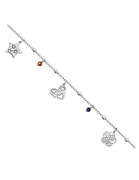 Pulsera Anamora Por Tanya Moss de plata p 925 Deseos
