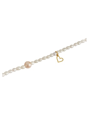 Pulsera Anamora Por Tanya Moss de oro 14 k con acabado lustre