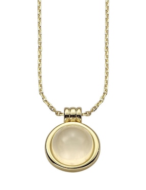 Collar Circular Enso Gold Necklace De Plata P 925