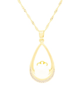 Aretes y collar Oro Angelus