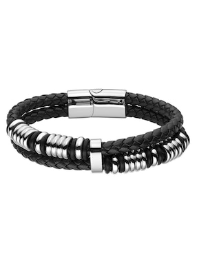 Pulsera Enso De Piel Men Bracelet Leather Con Acabado Pulido