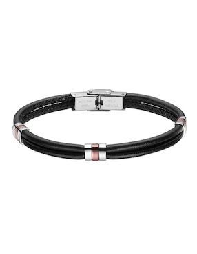 Pulsera Enso De Piel Men Bracelet Leather Con Acabado Pulido