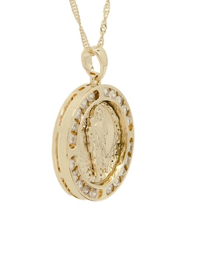 Collar con dije san judas tadeo Oro Angelus