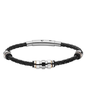 Pulsera Enso De Piel Men Bracelet Leather Con Acabado Pulido