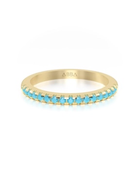 Churumbela Abba Joyas 14 K De Oro Zirconia