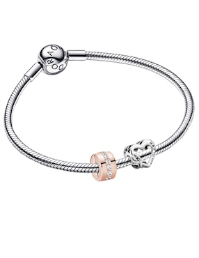 Set De Pulsera Pandora Moments De Plata P925