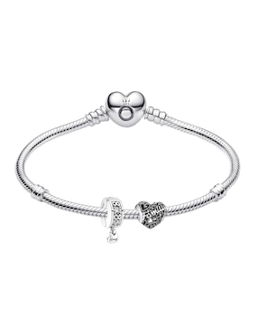 Set De Pulsera Pandora Pandora Moments "de" Plata P 925