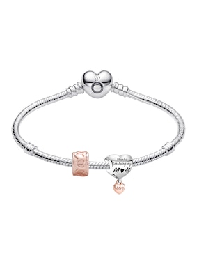 Set De Pulsera Pandora Moments De Plata P 925