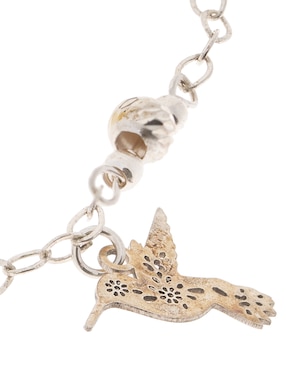 Pulsera Mauricio Serrano Jewelry de plata p 925 Colibrí