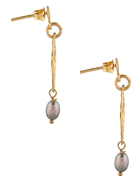 Aretes y collar Mauricio Serrano Jewelry de plata P 925 ojo de tigre