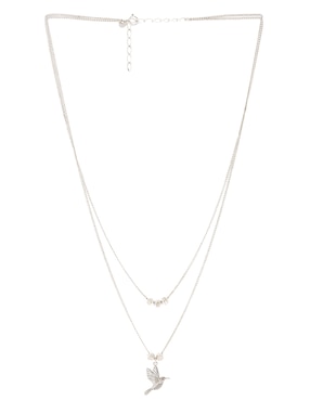 Collar de colibrí Mauricio Serrano Jewelry Naturaleza de plata P 925