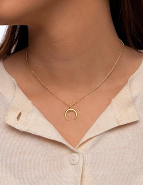 Collar Singularu Moonset de baño de oro 18 K