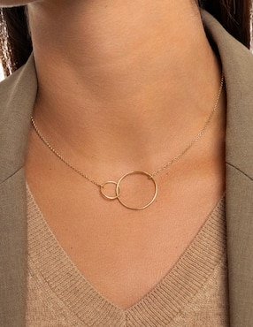 Collar Singularu Sister de plata 18 K