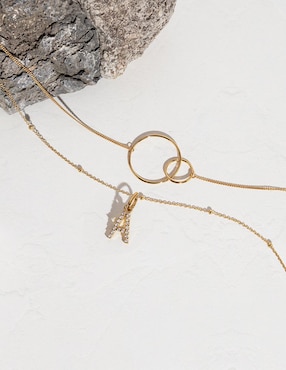 Collar Singularu Sister de plata 18 K