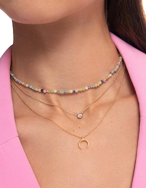 Collar Singularu Spark de plata 18 K
