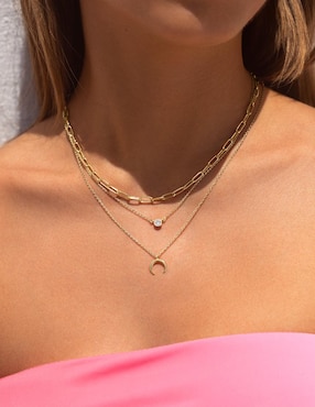 Collar Singularu Spark de plata 18 K