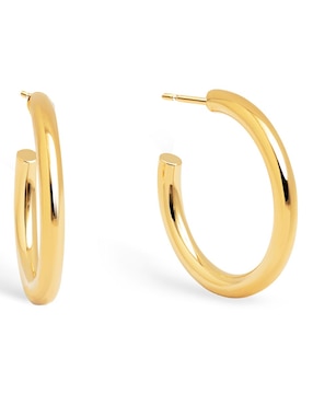 Aros Singularu Nairobi con acabado baño de oro 18 K