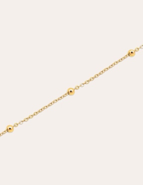 Pulsera Singularu de plata 18 k Dots Colors Enamel con acabado baño de oro