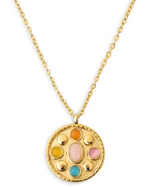 Collar Singularu Dark Arts de baño de oro 18 K