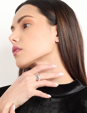 Anillo Mauricio Serrano Jewelry Torzal P 925 de plata brillante