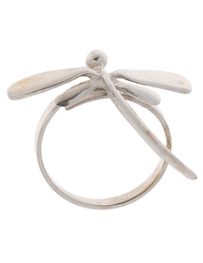 Anillo de libélula Mauricio Serrano Jewelry Naturaleza P 925 de plata brillante