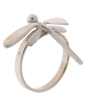 Anillo de libélula Mauricio Serrano Jewelry Naturaleza P 925 de plata brillante