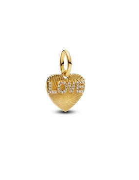 Charm De Corazón Pandora Moments De Plata P925 Zirconia Cúbica