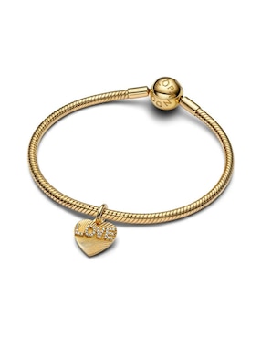 Charm de corazón Pandora moments de plata P 925