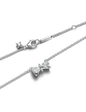Collar de moño Pandora de plata P 925