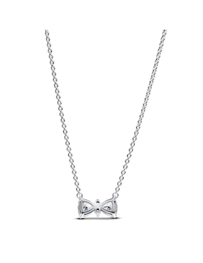 Collar de moño Pandora de plata P 925
