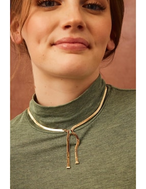 Collar Apodemia Firefly de baño de oro 18 K