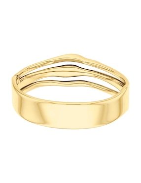 Brazalete Calvin Klein Wavy con acabado brillante