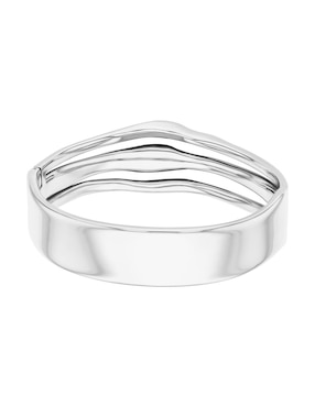 Brazalete Calvin Klein Wavy con acabado pulido
