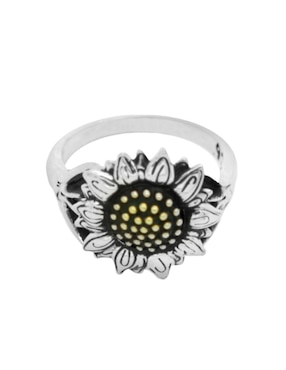 Anillo De Flor Talleres De Los Ballesteros P925 De Plata