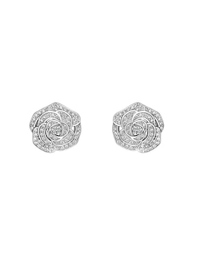 Broqueles De Flor Gladkova Joyería De Plata P925 Con Acabado Pavé Zirconia