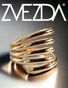 Anillo Zvezda Garra con acabado baño de oro