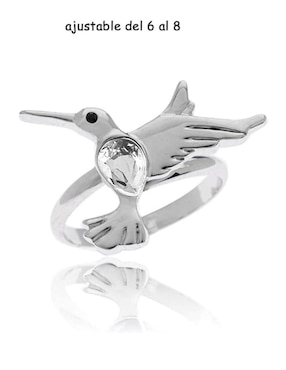 Anillo de colibrí Mayfer Joyería cristal