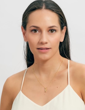 Collar de niño Luckyly Darcy de baño de oro 14 K