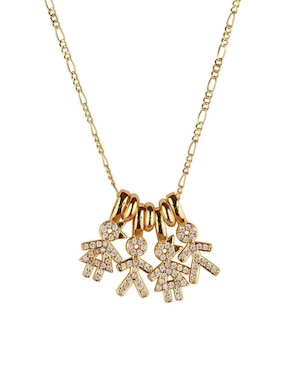 Collar de niño Luckyly Darcy de baño de oro 14 K