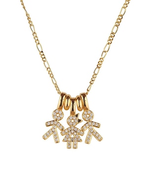 Collar de niño Luckyly Darcy de baño de oro 14 K