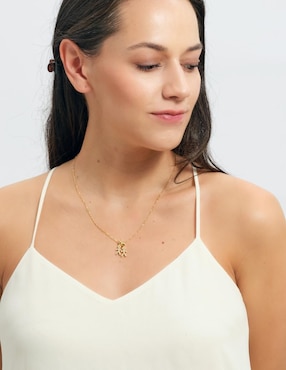 Collar de niño Luckyly Darcy de baño de oro 14 K