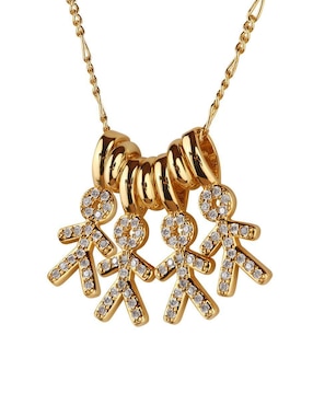 Collar de niño Luckyly Darcy de baño de oro 14 K