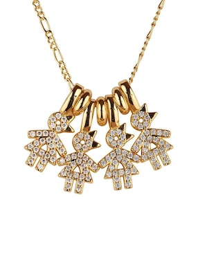 Collar de niña Luckyly Darcy de baño de oro 14 K