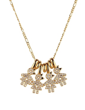 Collar de niña Luckyly Darcy de baño de oro 14 K