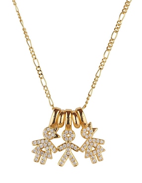Collar de niño Luckyly Darcy de baño de oro 14 K