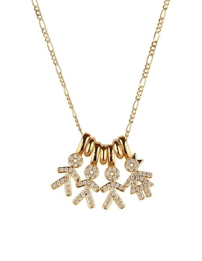 Collar de niño Luckyly Darcy de baño de oro 14 K